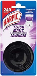Harpic Flushmatic In-Cistern Toilet Cleaner Blocks, Lavender - 50 g | Lasts Upto 240 Flushes