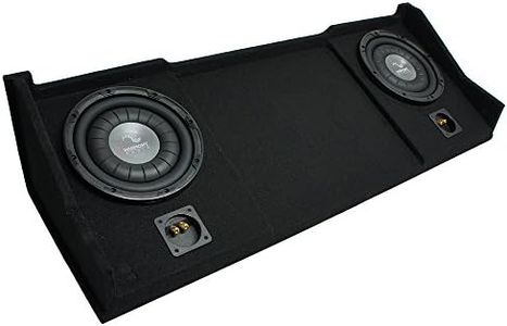 Harmony Audio F104 Dual 10" Sub Box Enclosure Compatible with 1998-2001 Dodge Ram Ext Club Wuad Truck