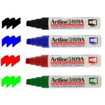 Artline 5109A Extra Thick Whiteboard Pens - Pack 4 (Pack 2)