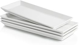 Sweese White Rectangular Platters, 