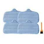 EZ SPARES McCulloch MC1275 Mop Pad Replacement,SteamMax SF275 and SF370 Steam Microfiber Mops,Compare to Part No. A275-020 Vacuum Cleaner Accessories(4 Pcs) …