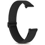 Tobfit Nylon Single Loop Elastic Watch Strap Compatible with Fitbit Inspire/Inspire 2 / Inspire HR Smart Watch (Watch Not Included), Removable Sport Belt for Men and Women (Black)