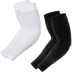 UV Sun Protection Arm Sleeves for Men Women Youth, Cooling Sleeve to Cover Arm Tattoo, Mid-Compression Arm Cover