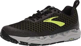 Brooks Men's Caldera 3 Trail Running Shoe (7.5, Black/Grey)