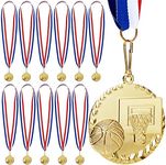 Juvale 12 Pack Basketball Medals fo