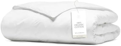 Boll & Branch Down Duvet Insert - King/Cal King, Winterweight - Luxury Shell - Cruelty-Free U.S. Down Bedding - Bafflebox, Maintains Loft