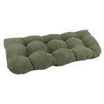 Blazing Needles Microsuede Rounded Back Loveseat Cushion, 1 Count (Pack of 1), Sage Green