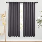 RYB HOME Blackout Grey Curtains - T