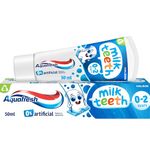 Aquafresh Milk Teeth Toothpaste 0-2 years, Kids Toothpaste for Infants and Toddlers, Gentle Care for Milk Teeth, 75 ml