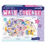 jackinthebox DIY Wall Collage Kit with Glitter Crafts, 1350 PCS, Aesthetic Wall Decor for Teen & Tween Girls, Great for 11 12 13 14 15 Year Old Girls, Perfect Wall Prints, Cute Dorm Bedroom Wall Décor