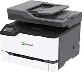 Lexmark MC3426adw Color Laser Multifunction Product with Print, Copy, Fax, Scan and Wireless Capabilities, Plus Full-Spectrum Security and Print Speed up to 26 ppm (40N9360), White, Small