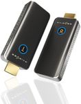 FAIRBEE Wireless HDMI Transmitter and Receiver,1080P/60HZ Wireless HDMI Extender Kit,Plug & Play,5GHz Kit Streaming Video and Audio for PC/Laptop/TV/Projector/Cable Box,98ft Range