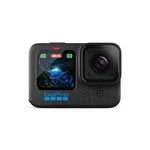 GoPro HERO12 Black - Waterproof Action Camera with 5.3K60 Ultra HD Video, 27MP Photos, HDR, 1/1.9" Image Sensor & AFTTM-001 Shorty Mini Extension Pole with Tripod - Black, 2.8 cm*3.2 cm*11.7 cm