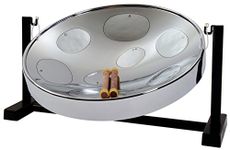 Panyard Jumbie Jam Table Top Steel Drum Kit Chrome 16-inch