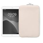 kwmobile Neoprene Pouch Compatible with 8"-8,4" Tablet - Universal Sleeve Case Cover with Zipper for Tablet - White