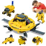 Hechify STEM Projects Toys for Kids Ages 8-12,Solar Robot Science Kits Gifts for Kids Teens Boys,Space Toy Sets-190Pcs Building Experiments Robots for Teenage Ages 8+