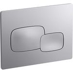 KOHLER K-5413-CP Pebble Flush Actuator Plate for 2" x 4" In-Wall Tank and Carrier System, Polished Chrome