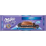 Milka Alpine Milk Chocolate with Oreo, 300 Gm