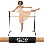 Artan Balance Ballet Barre Portable for Home or Studio, Freestanding Adjustable Bar for Stretch, Pilates, Dance or Active Workouts, Single or Double, Kids and Adults (Double Freestanding)