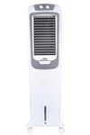 USHA Aerostyle Tower Electronic Air Cooler, Honeycomb Pads, Ice Chamber, Humidity Control, Closeable Louvers, White (50 Liter Manual)