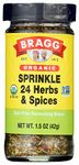 Bragg Live Food Organic Sprinkle 24 Herbs & Spices Seasoning, 42.5 g (Pack of 1)