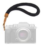 Techzere Camera Hand Adjustable Safety Wrist Strap for mirrorless Cameras & DSLRs, Black