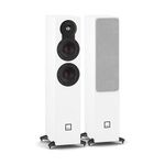 DALI SONIK 5 – Slim Floorstanding Speakers (Pair) with Dual 5¼″ Clarity Cone™ Woofers, 29mm Soft Dome Tweeter & SMC™ Technology – White