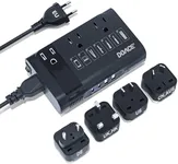 DOACE 350W Voltage Converter, Ai 220V to 110V Converter and 50Hz to 60Hz Transformer, Power Converter Adapter Combo US to AU, UK, European Travel Plug Adapter for Hair Straightener Laptop Cell Phone