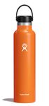 HYDRO FLASK - Water Bottle 709 ml (24 oz) - Vacuum Insulated Stainless Steel Water Bottle with Leak Proof Flex Cap and Powder Coat - BPA-Free - Standard Mouth - Mesa