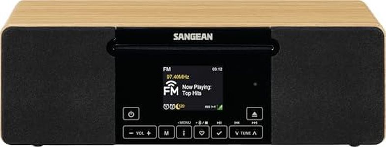 Sangean WR-60 AM/FM-RBDS/CD/AUX/Bluetooth Wooden Cabinet Radio