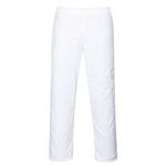 Portwest Bakers Trouser, Size: M, Colour: White, 2208WHRM