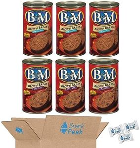 B&M Brown Bread Snack Peak Variety Gift Box (6-16 oz Cans) – Original and Raisin