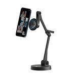 IPEVO Uplift Magnetic Multi-Angle Arm for iPhone 12 Series and Above, Multi-Jointed Phone Holder for Video Calls, Multi-Screen Workplace Setup, Online Teaching and Learning, Magnetic Phone Stand