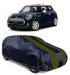 HEMSKAR All Weather car Body Cover Compatible with Mini Cooper/Dustptoof car Body Cover Mini Cooper Water Resistant Cover (Olive Green_Without Mirror)