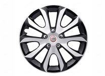 CARIZO 17 Inch Wheel Cover Cap (Design - GV 17 DC, Pack of 4) Compatible with Mahindra XUV 500 (Type-II) 2015-2018