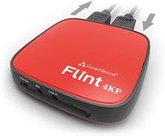 ClonerAlliance Flint 4KP, 4K Passthrough and Live Commentary Video Capture Device. Ultra Low Latency. 1080p 60fps for Gaming Consoles, Camcorder, DSLR