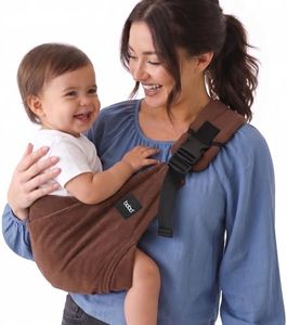 Boba Buddy Toddler Carrier Sling - Corduroy Cotton Baby Sling Carrier Toddler, Ergonomic with Adjustable Straps, Safety Buckle and Roomy Seat, Includes Matching Carry Bag (9–48 Months/18-44 lbs)