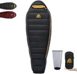 BUERTS Down Sleeping Bag for Adults Cold Weather Ultralight & Compact 680FP Backpacking Sleeping Bag for Camping, Hiking, Mountaineering
