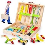 Wooden Tool Set for 2 3 4 5 6 Year 
