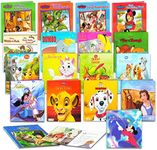 18 Bulk Books for Kids Toddlers -- Assortment Includes 18 Disney Books Bedtime Stories, Hardcover (No Duplicates)