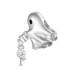 GNOCE Halloween Charm Sterling Silver Bead Charm Craft Style Beads For All Bracelets Perfect Jewelry Gift For Friends/Family