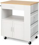 Costway Rolling Kitchen Island Cart