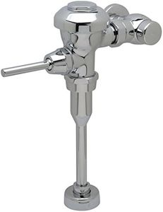 Zurn Z6003-YB-YC Aquaflush Exposed Manual Diaphragm Flush Valve with 3.5 GPF, Sweat Solder Kit, and Cast Wall Flange in Chrome
