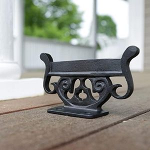 Antique Vintage Boot Scraper Black Wrought Iron | Renovator's Supply