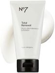 No7 Total Renewal Face Scrub - Microdermabrasion Exfoliating Face Wash & Dark Spot Corrector for Sensitive Skin - Helps to Reduce the Appearance of Fine Lines & Even Skin Tone (2.5 Oz)