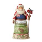 Enesco Jim Shore Heartwood Creek Christmas Around The World New Zealand Santa Figurine, 7 Inch, Multicolor