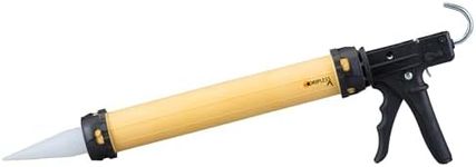 Dripless Brand ETS6000 Advanced Composite ErgoTech Sausage Gun for gunning 10oz to 20oz Sausage Pack and 10oz or 13oz cartridges | Reinforced Revolving Frame | 18:1 Thrust Ratio | ProBuilder Grade