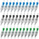 Tattoo Cartridge Needles- Sotica 100PCS Mixed, Round Liner Shader Single Magnum Assorted 1203RL 1205RL 1207RL 1209RL 1211RL 1205RS 1207RS 1205M1 1207M1 1209M1 for Machine Pen Supplies