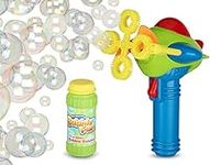 BAMGO Bubble Blaster for Kids (Boys, Girls) | Toy Bubble Gun| Non-Toxic and Leak Resistant| Outdoor Games | Bubble Machine | Bubbles for Kids and Toddlers | Easter Basket Stuffers