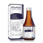 NiaMet Nervine Booster for Immunity, Mind Calming & Growth of Dogs - 200 ML (Pack or 02)